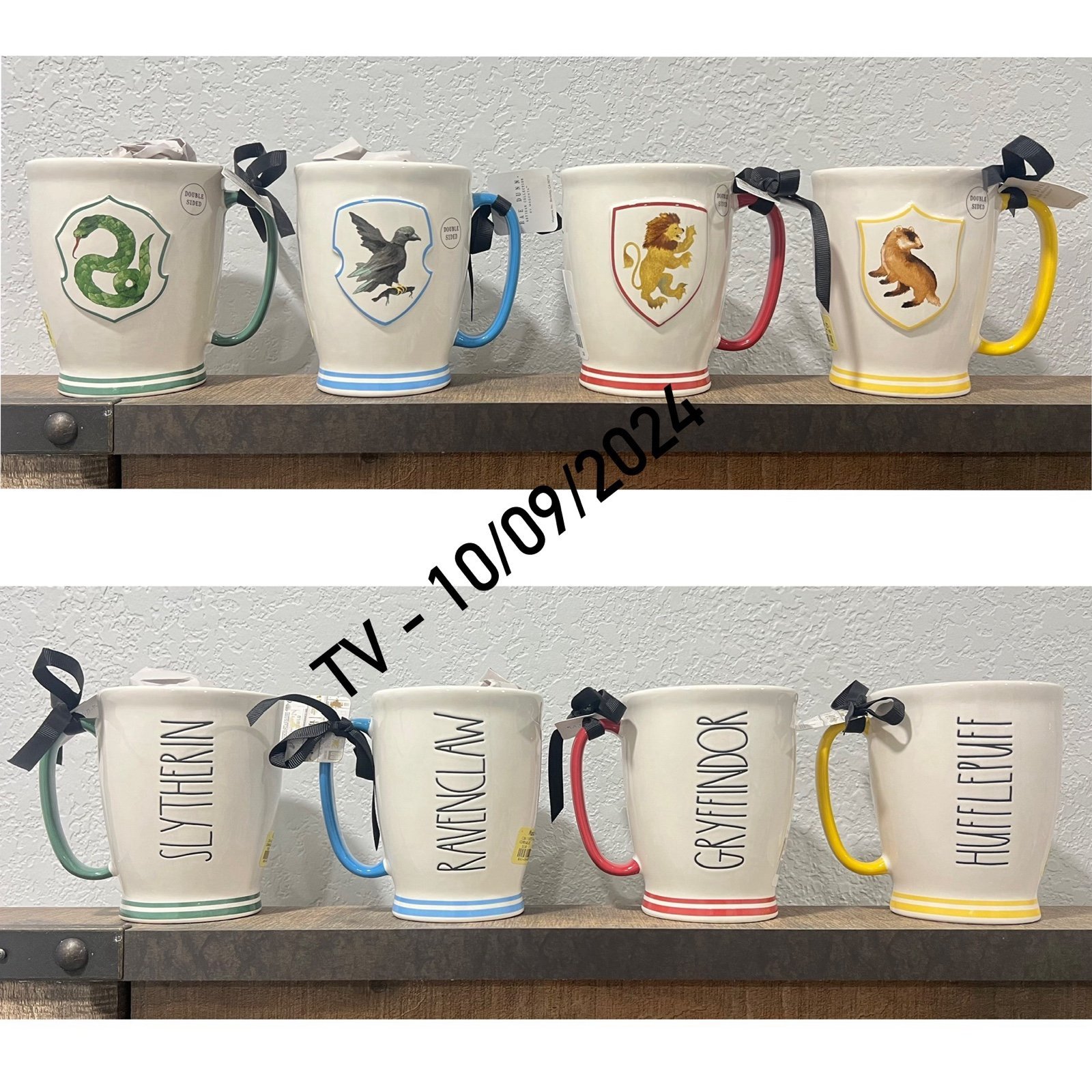 Harry Potter Rae Dunn (House Mugs - Complete Set of 4)