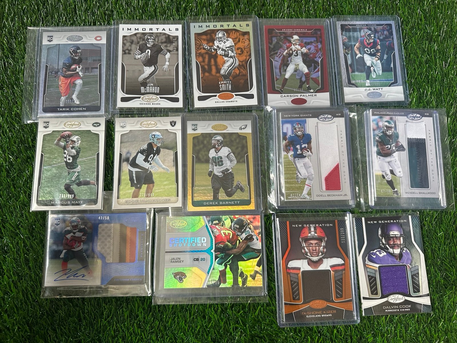 2017 Panini Certified Numbered LOT (Rookies, Numbered Cards, Patches, Auto)