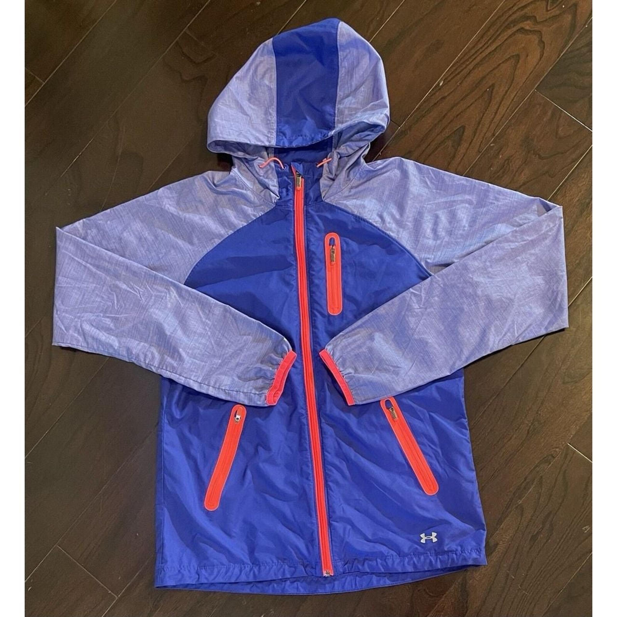 Under Armour Storm Forefront Women's Smal All Season Jacket  Blue Full Zip