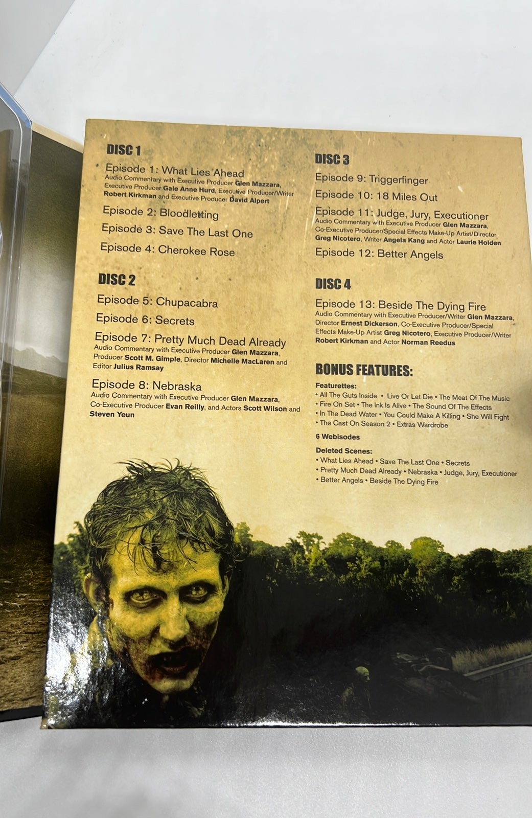 The Walking Dead Complete Second Season Blu Ray Limited shops Edition Zombie Head