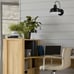 Mason Indoor/Outdoor Wall Light in Satin Black, 10-Inch