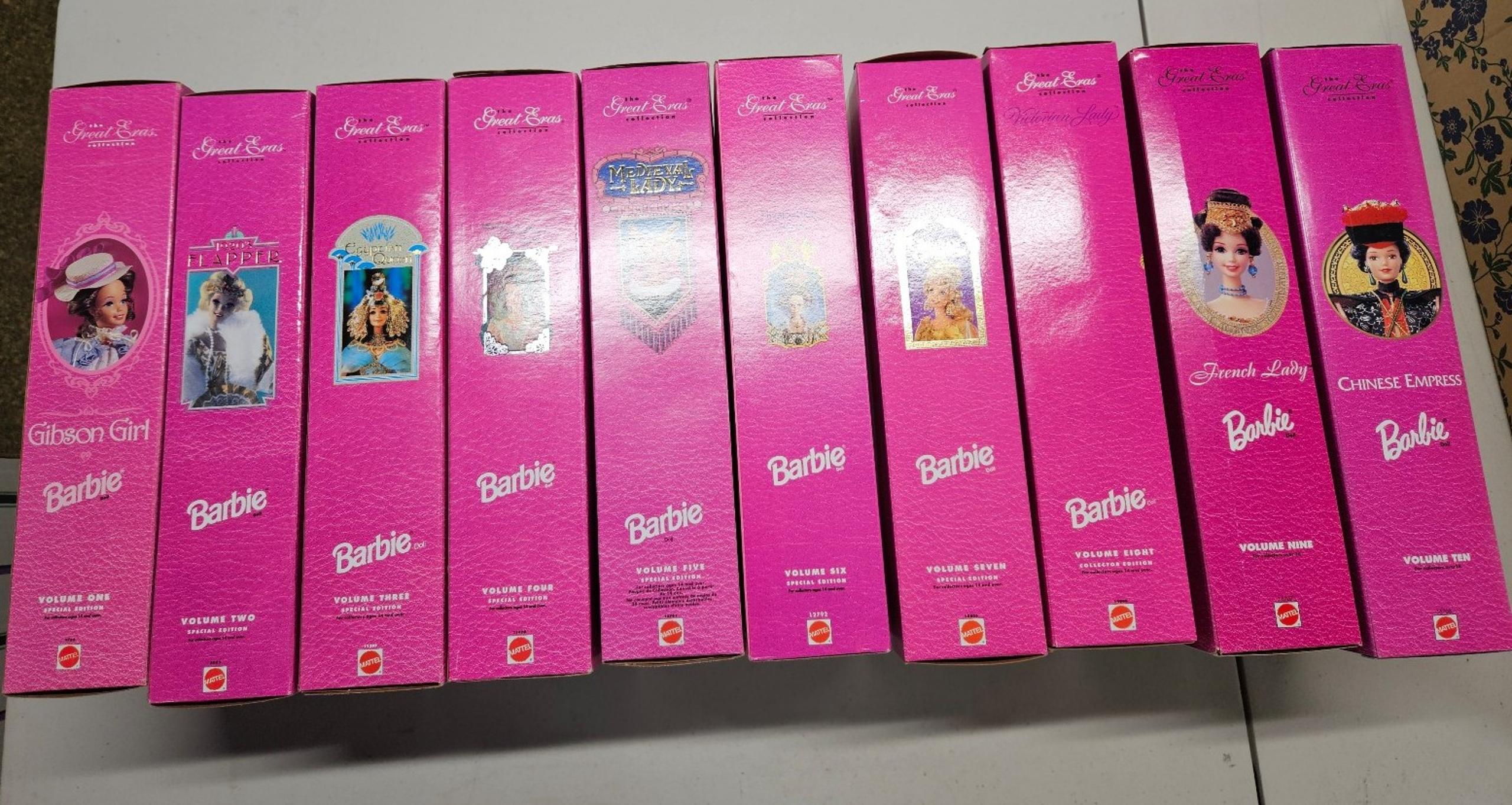 Barbie The Great Eras Collection set of 10