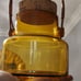 Vintage 1970 Takahashi/Counterpoint Amber Jar with Cork
