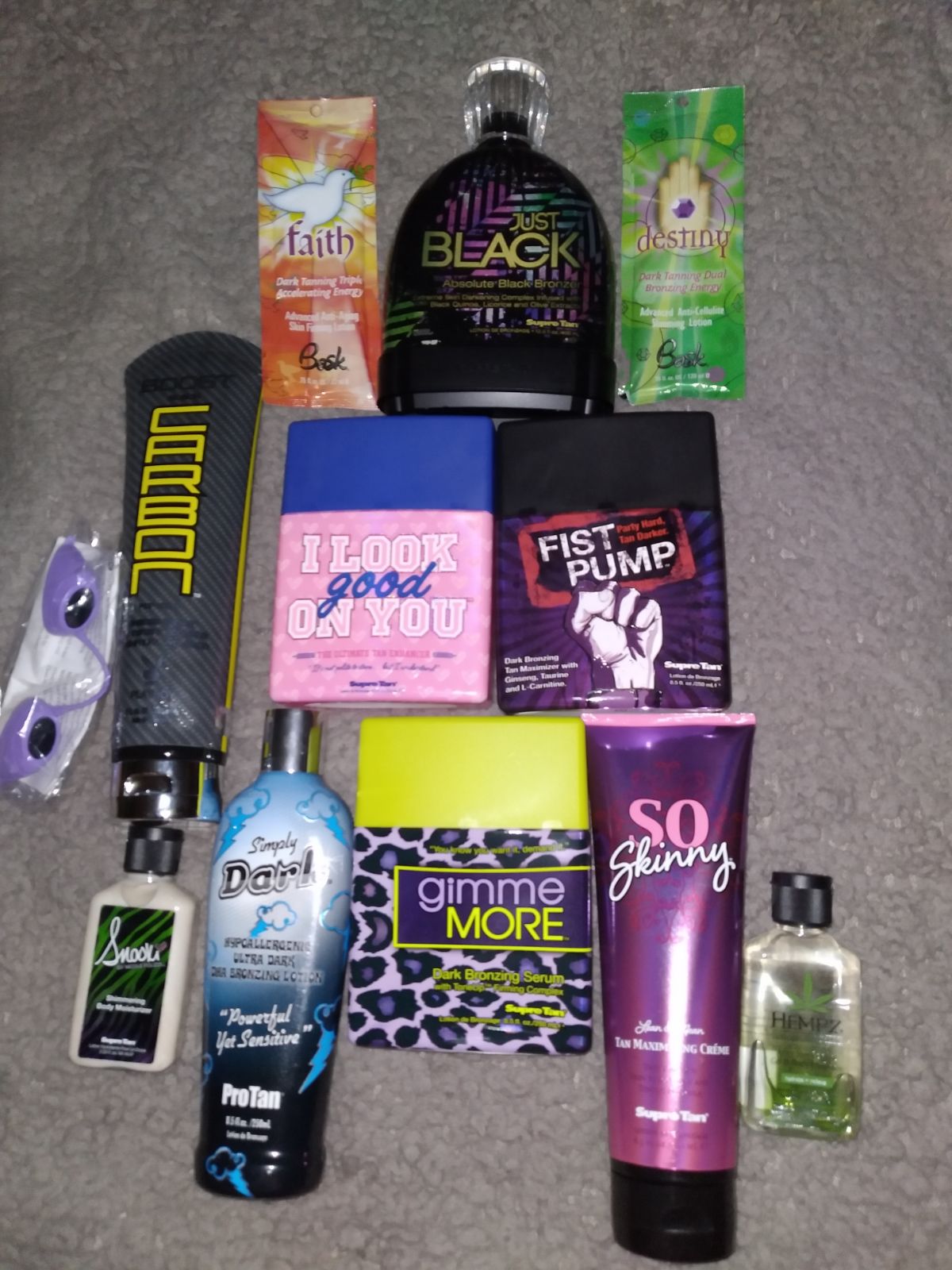 Tanning lotion lot