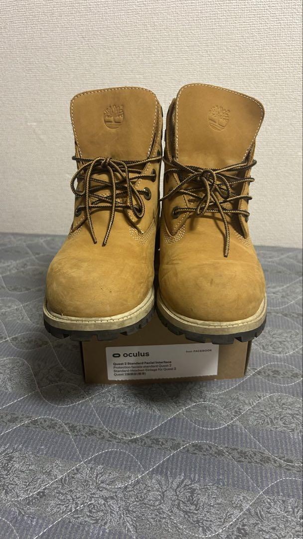 Timberland beige work boots, size 23cm.