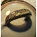 Stunning Art Pottery Shallow Bowl with Covered Lid Colorful Butter Dome 8 x 6