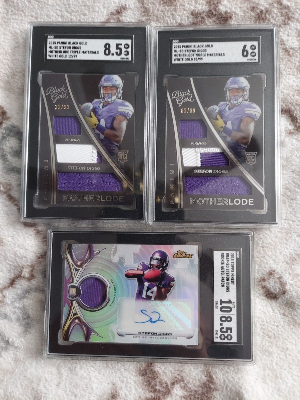 2015 Stefon Diggs Rookie Lot