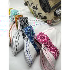 White w/ Bandana Band / Deep Crown Welding Cap