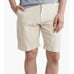 Faherty Malibu Linen & Cotton Chino Shorts In Stone Size 36