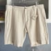Faherty Malibu Linen & Cotton Chino Shorts In Stone Size 36