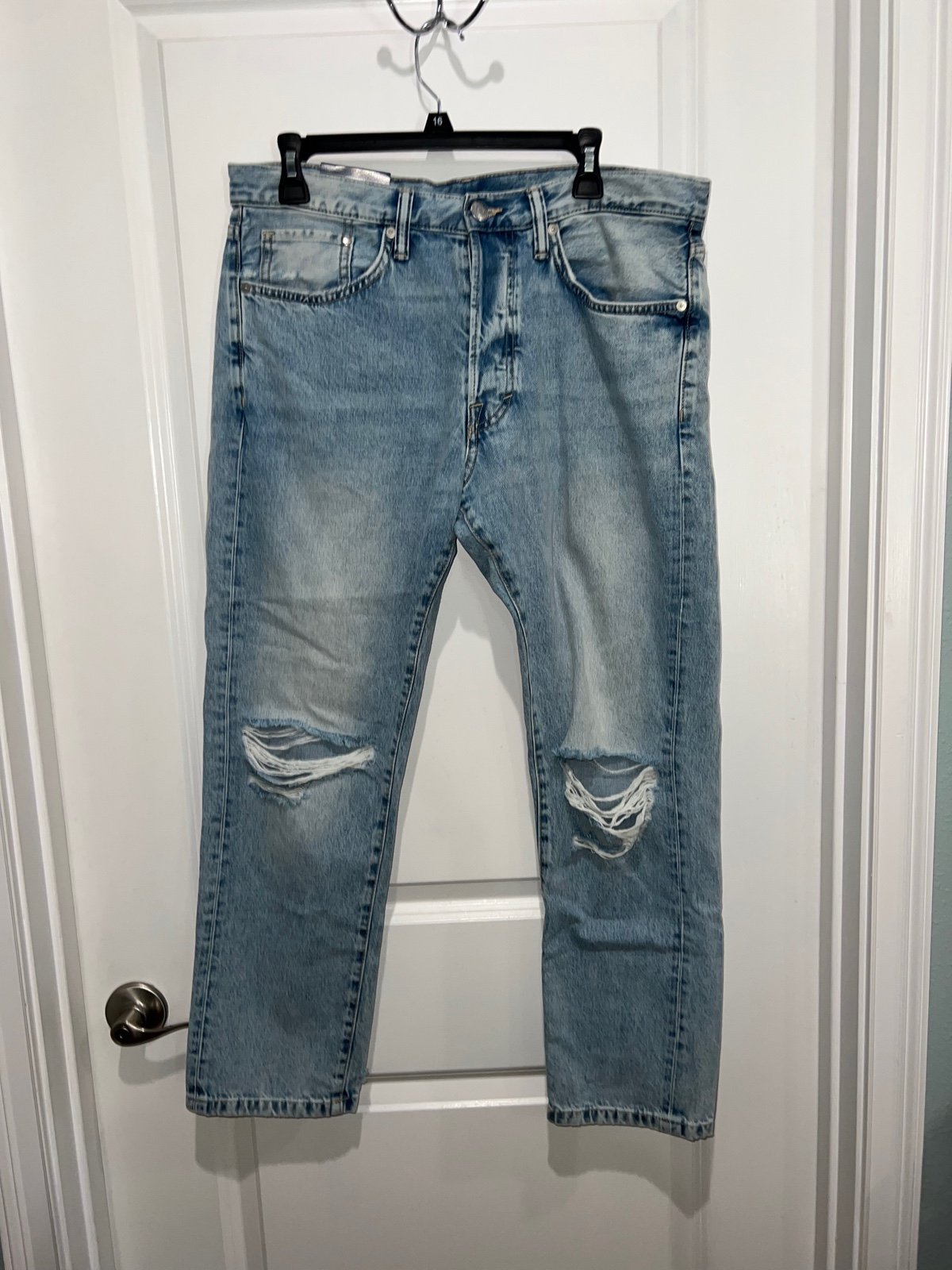 Divided Slim Cropped Coupe Etroite 3/4 Jeans, Sz 33