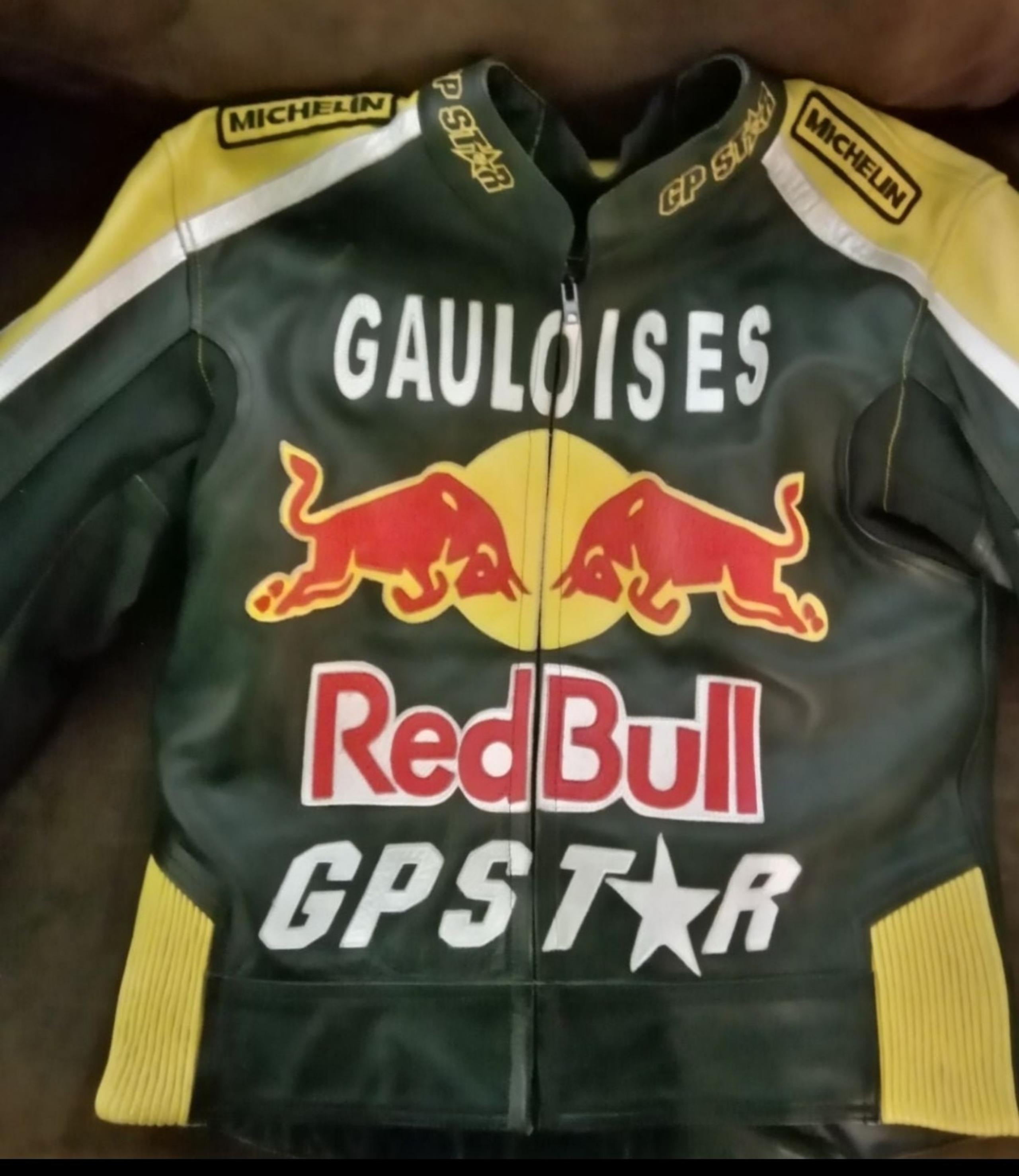 GPStar Red Bull Leather Motorcycle Jacket