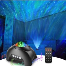 Rossetta Star Projector, Galaxy Projector for Bedroom, Bluetooth Speaker and Whi