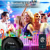 Rossetta Star Projector, Galaxy Projector for Bedroom, Bluetooth Speaker and Whi