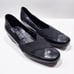 MEPHISTO Karol Wedge Pumps Black Leather Womens size 9.5 US 7 EU Comfort Elastic