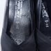 MEPHISTO Karol Wedge Pumps Black Leather Womens size 9.5 US 7 EU Comfort Elastic