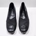 MEPHISTO Karol Wedge Pumps Black Leather Womens size 9.5 US 7 EU Comfort Elastic