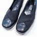 MEPHISTO Karol Wedge Pumps Black Leather Womens size 9.5 US 7 EU Comfort Elastic