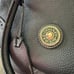 Dooney and Bourke Black Pebble Leather Bowling Bag