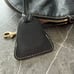 Dooney and Bourke Black Pebble Leather Bowling Bag