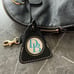 Dooney and Bourke Black Pebble Leather Bowling Bag
