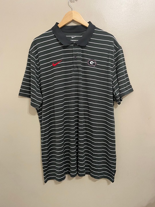 Nike Georgia Bulldogs UGA Team Issue Coach Kirby Smart Polo Shirt Mens M NEW