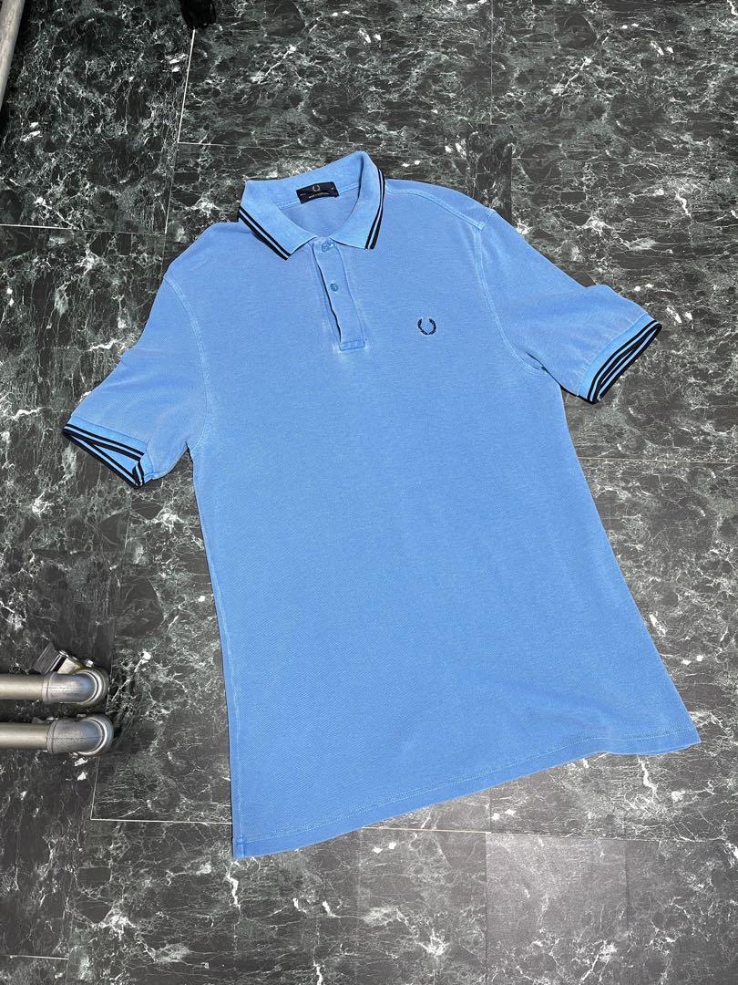 FRED PERRY Fred Perry Polo Shirt Size 42 XL Logo Embroidery