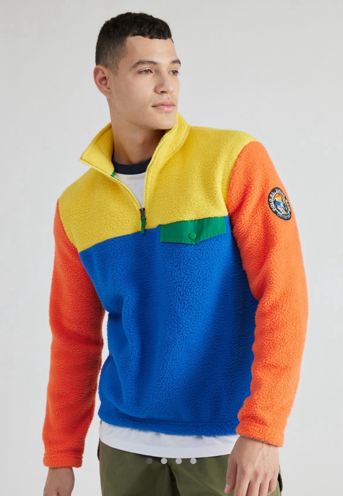 Polo Ralph Lauren Alpine Club Color Blocked Fleece Men’s M NWT MSRP 228