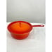 Descoware Belgium Flame Orange Enamel Cast Iron Saucepan 7 FE 18 Lid