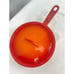 Descoware Belgium Flame Orange Enamel Cast Iron Saucepan 7 FE 18 Lid