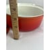 Descoware Belgium Flame Orange Enamel Cast Iron Saucepan 7 FE 18 Lid