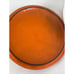 Descoware Belgium Flame Orange Enamel Cast Iron Saucepan 7 FE 18 Lid