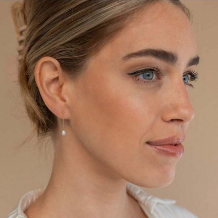 Anthropologie Pearl Drop Earrings