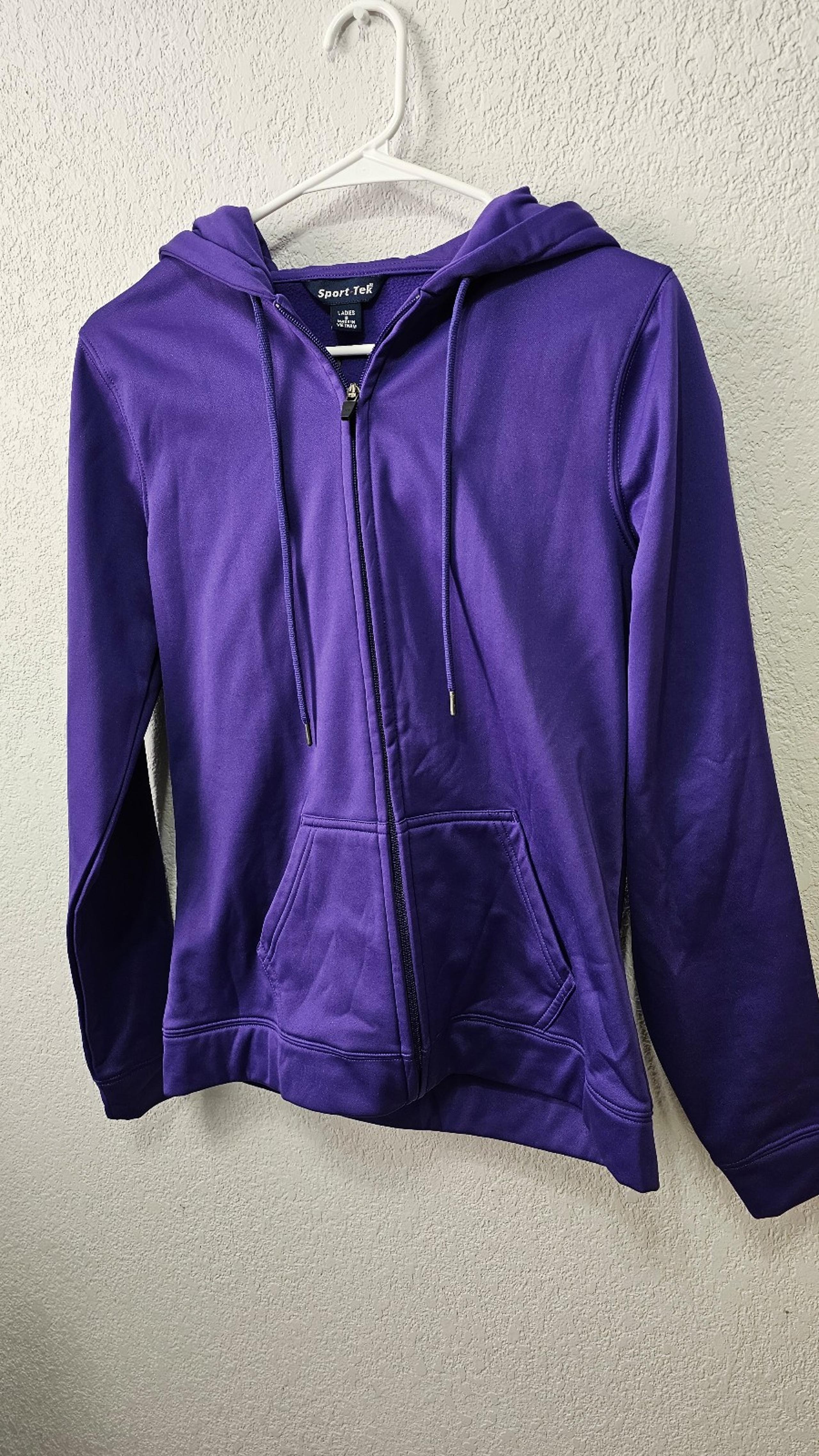 Sport-Tek Ladies Fleece Full-Zip Hooded Jacket Size Small