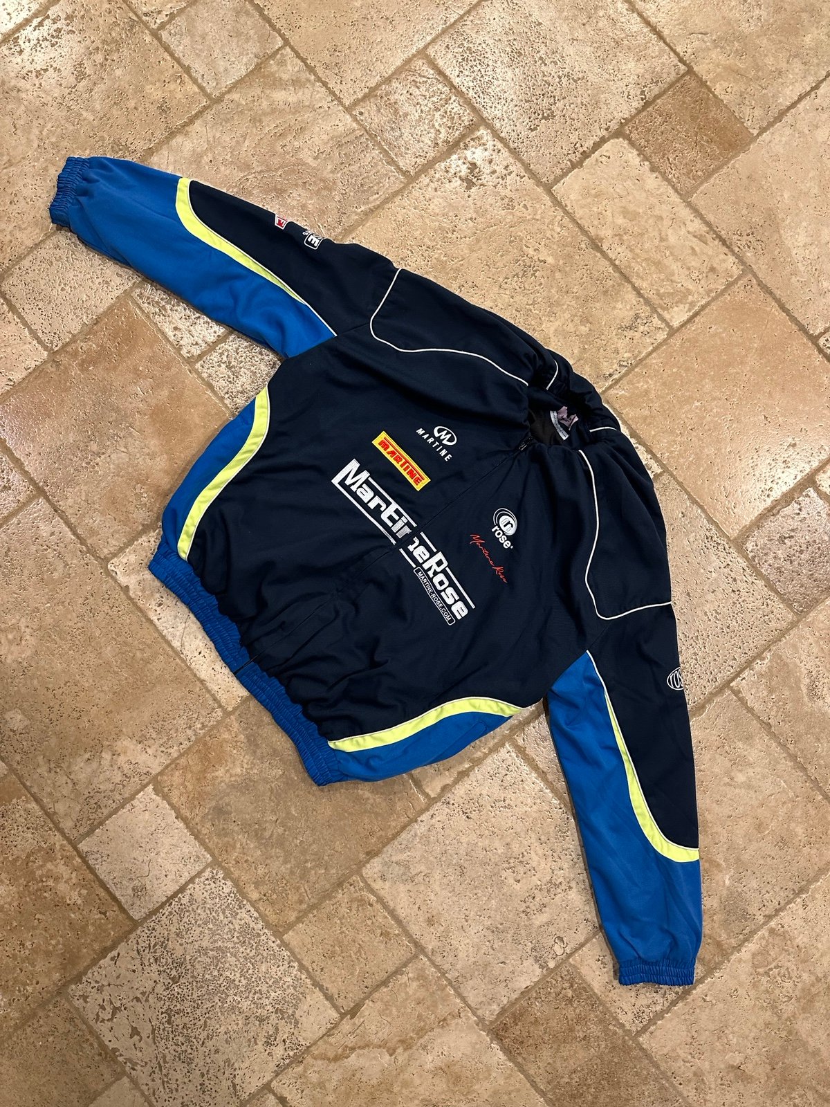 Martine Rose SS22 Tuck Neck Sponsor Racing Jacket