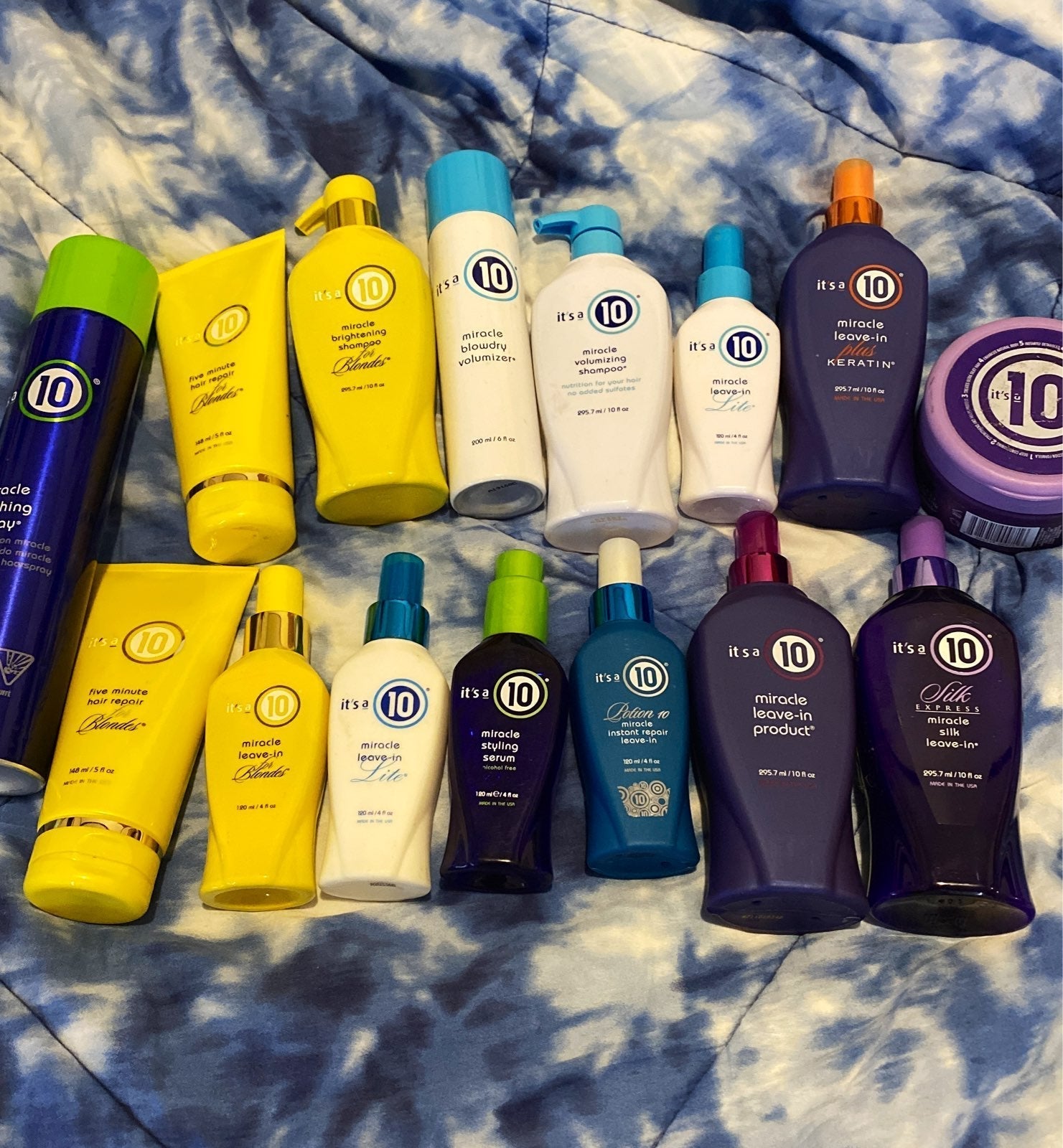 its a 10 hair products bundle or mix n m