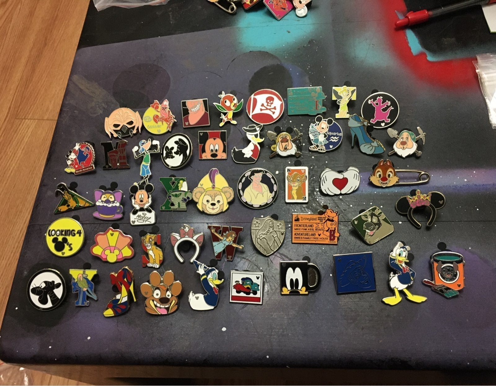 46 disney pin lot