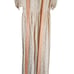 Vintage 1970s Peach and Cream Floral Dress