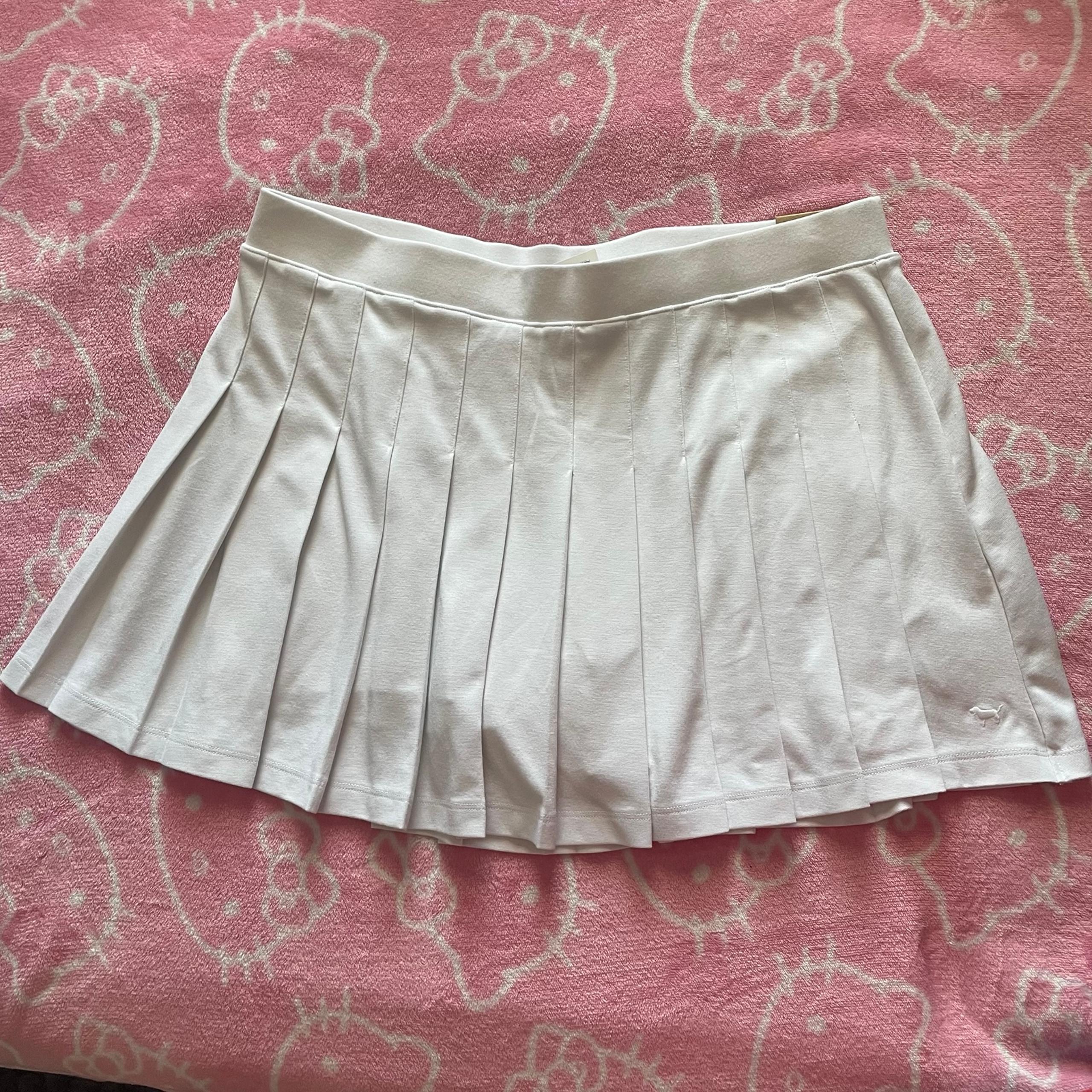 NWT Victoria Secret Pink White Pleated tennis skort