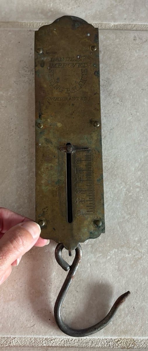 Antique Landers Spring Balance Scale