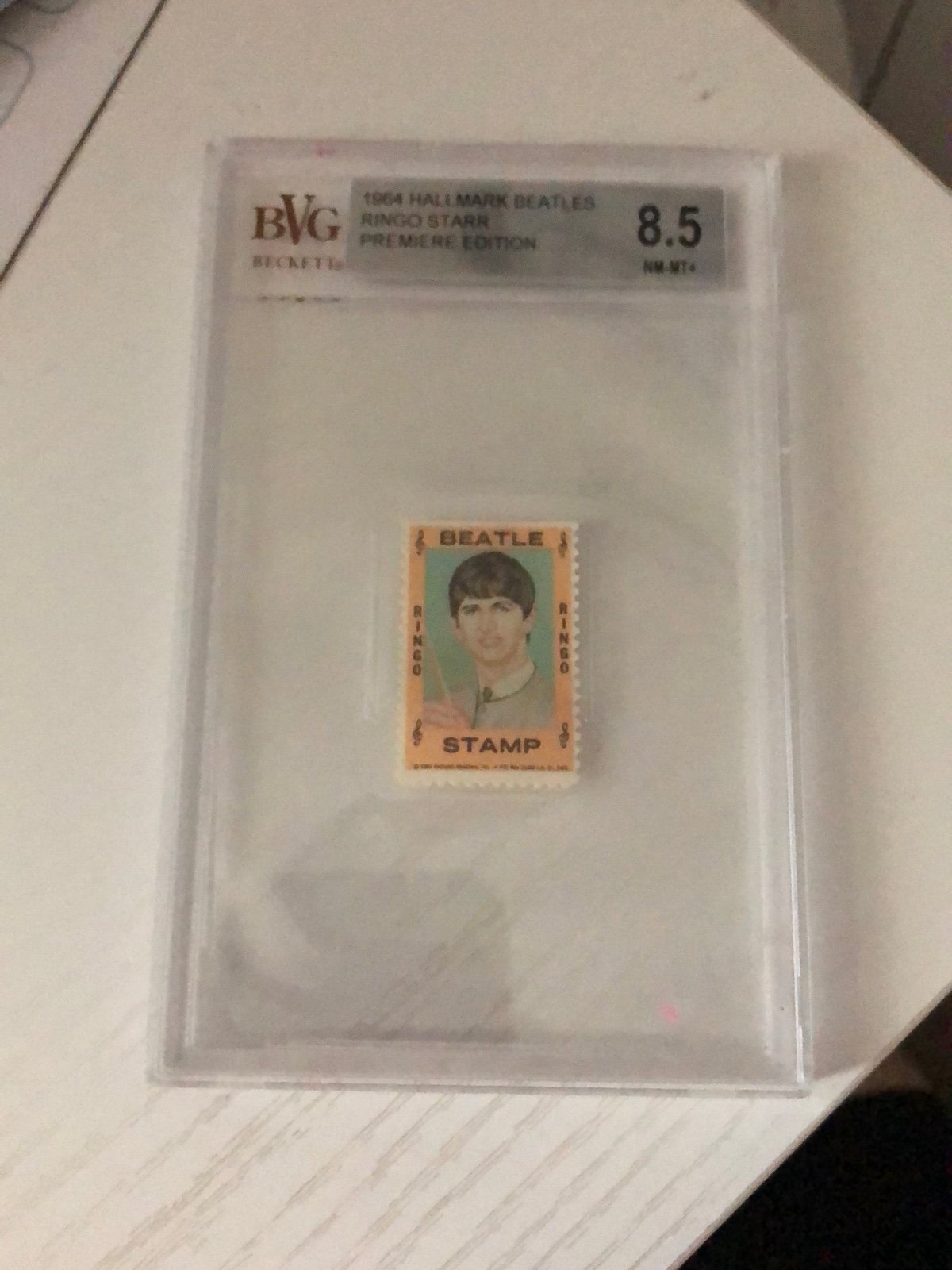1964 hallmark Beatles stamps graded 8.5