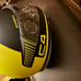 Schuberth C4 Pulse Flip Helmet Prepared For Comm System - Black & Yellow XL