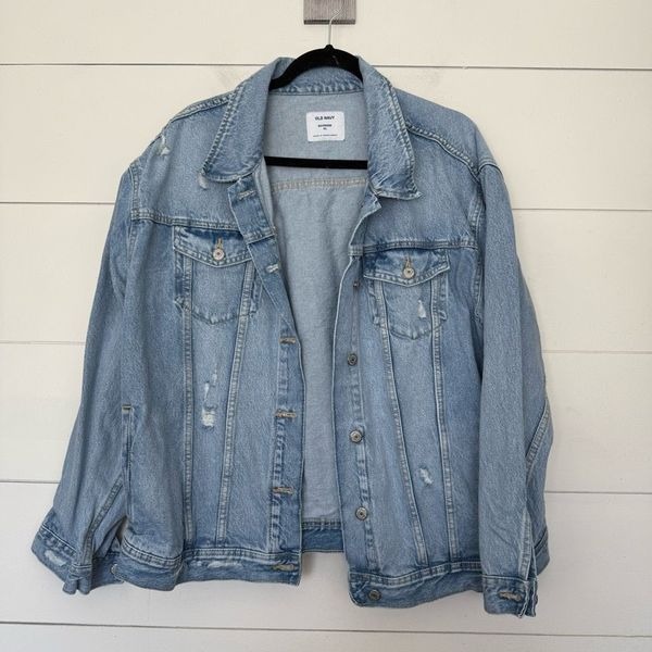 Old Navy Women’s XL Boyfrjend Jean Jacket Denim