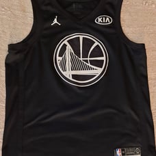 Stephen Curry 2018 Golden State Warriors Jordan Nike NBA All Star Jersey 52