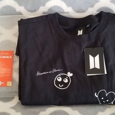 BTS PTD Permission to Dance LA Los Angeles Drawing Long Sleeve Tee Shirt, Size M