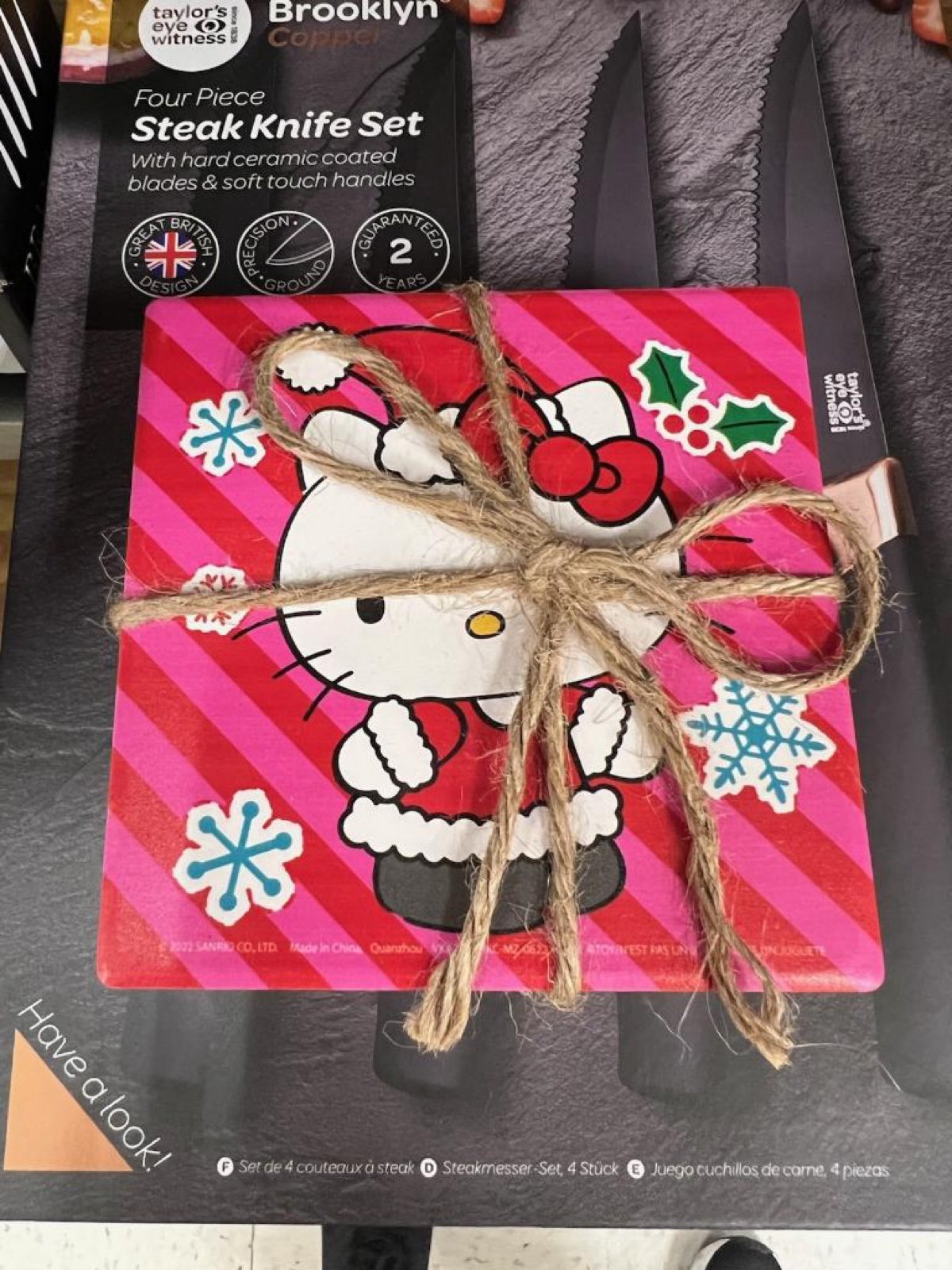 Sanrio Hello Kitty Christmas Coasters