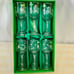 amon Willow Hand Cut Clear Sherry Wine Glasses Twisted Stem Ireland Boxed VTG