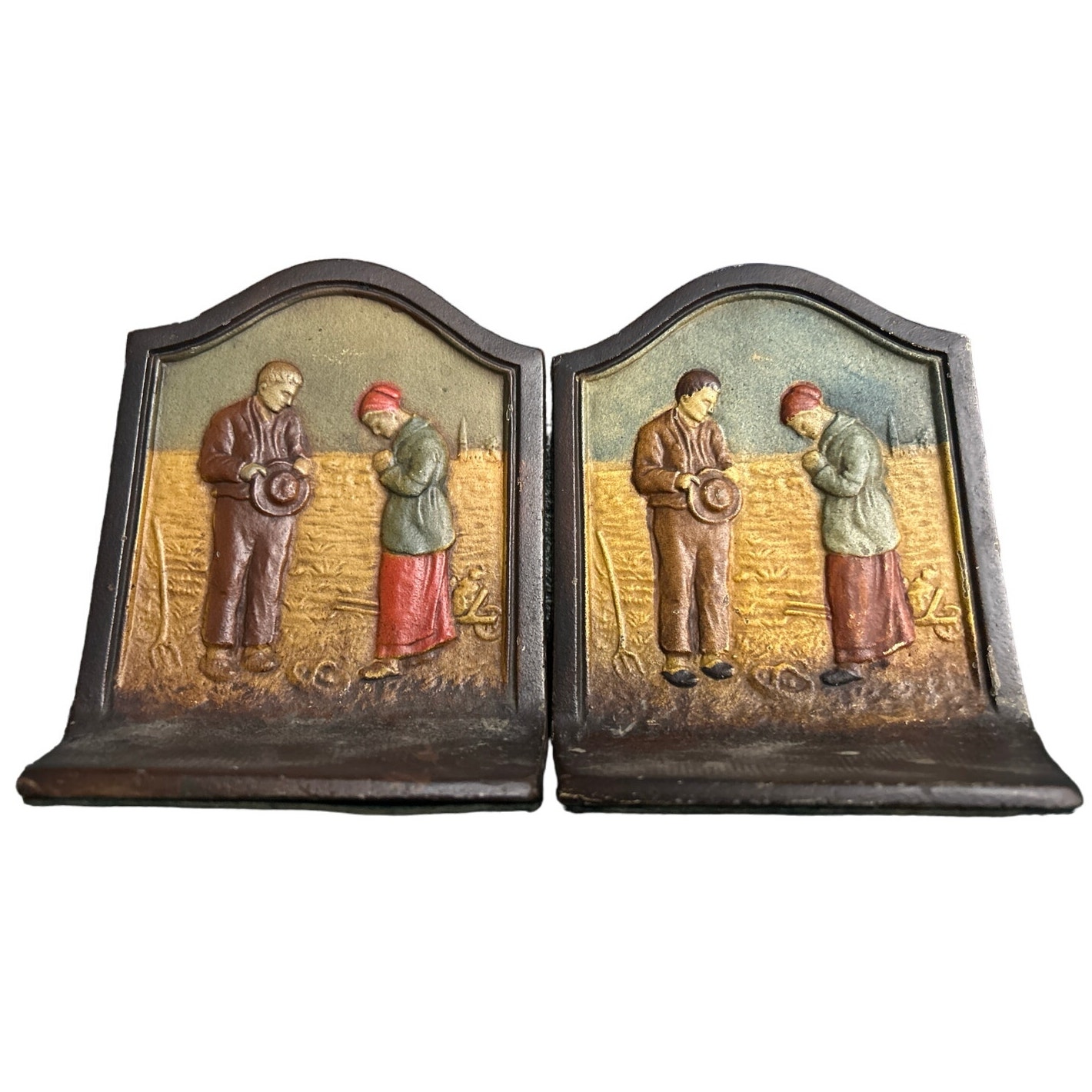 Antique Cast Iron Bookends
