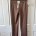 Lululemon Ribbed Softstreme Zip-Leg High-Rise Cropped Pant 25 Sz 4