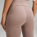 Lululemon Ribbed Softstreme Zip-Leg High-Rise Cropped Pant 25 Sz 4